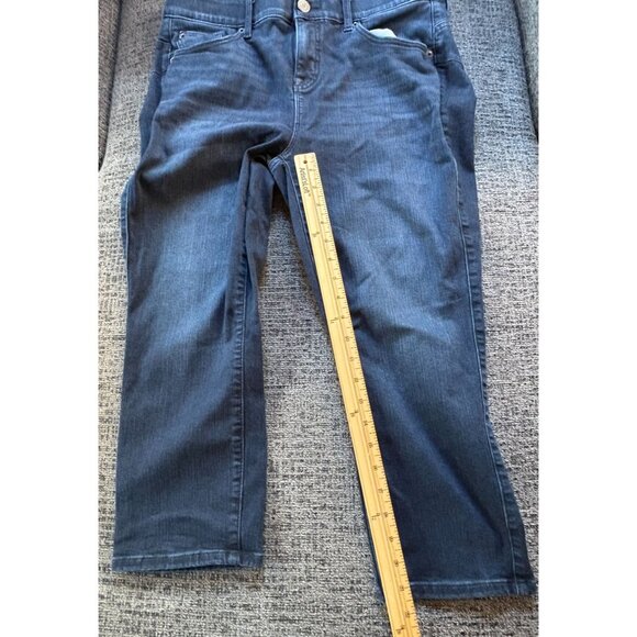 Torrid Crop Bombshell Skinny Jeans Premium Stretch Women's Size 14 Blue Denim - Picture 2 of 8